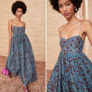 Ulla Johnson Marisa dress in teal